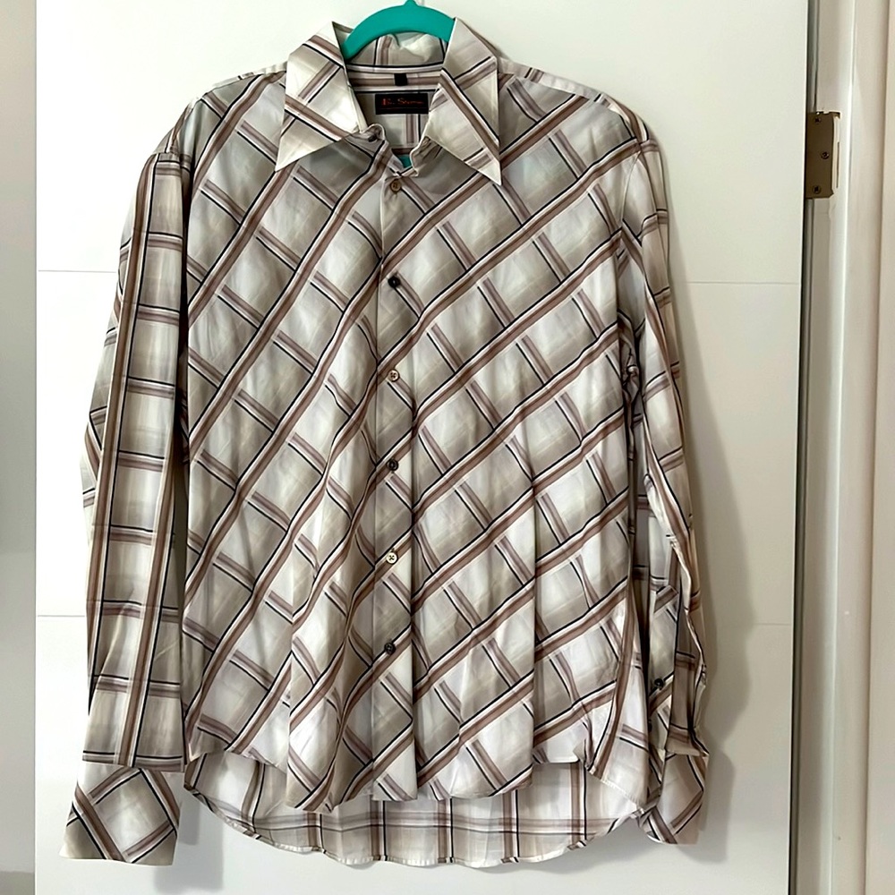 Ben Sherman Check Oxford Shirt Size 4  XL